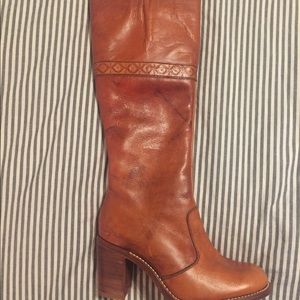 Vintage Samello  knee high  leather boot